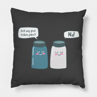 Got Any Sodium Jokes, Na- Funny Chemistry Pillow