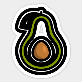 Avocado Sticker