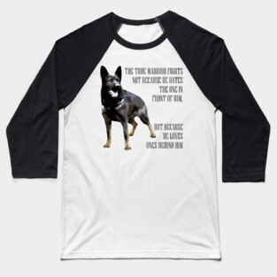 German Shepherd Dog - GSD Baseball T-Shirt