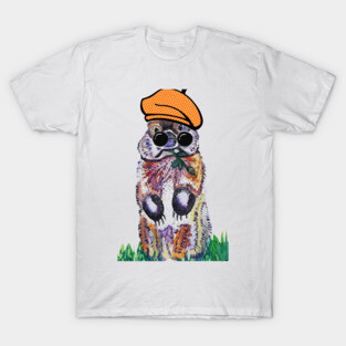 Artsy old groundhog T-Shirt