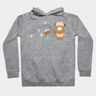 Easter Egg Hunt Bear Hoodie