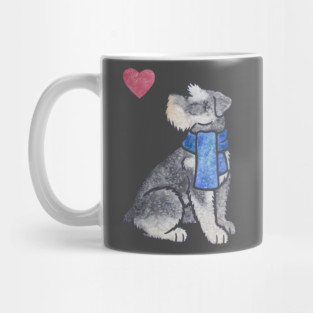 Watercolour Miniature Schnauzer Mug