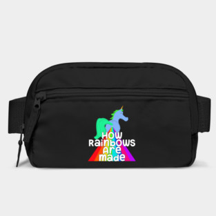 How Rainbows Are Made Unicorn Butt Bag