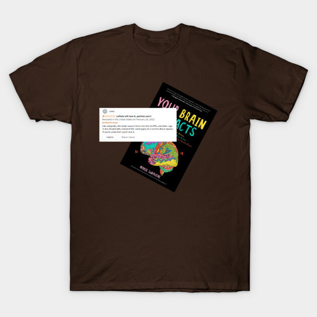 Bad book review for Your Brain On Facts T-Shirt by Your Brain On Facts