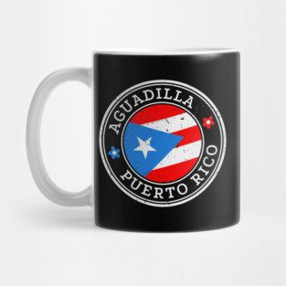 Aguadilla Puerto Rico Puerto Rican Pride Flag Mug