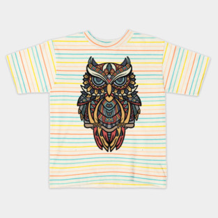 Perched Owl Kids T-Shirt
