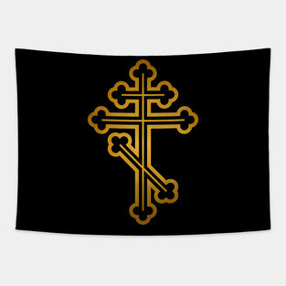 Orthodox Cross Tapestry