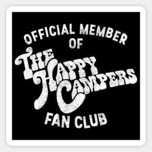The Happy Campers Fan Club (Lt) Sticker