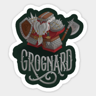 Grognard Meeple Sticker