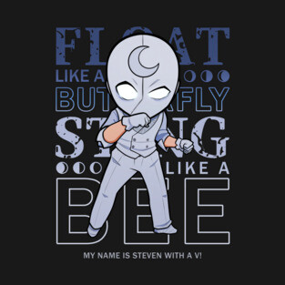 Steven with a V T-Shirt