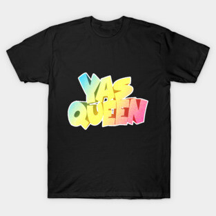 YAS QUEEN Slogan Tee T-Shirt