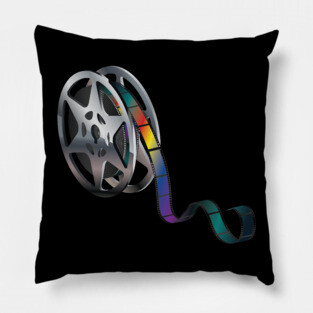 Movie Reel retro Pillow