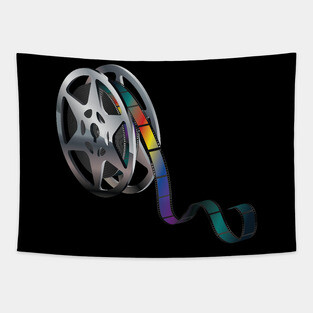 Movie Reel retro Tapestry