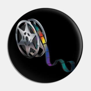Movie Reel retro Pin