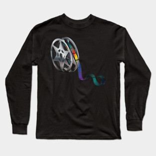 Movie Reel retro Long Sleeve T-Shirt