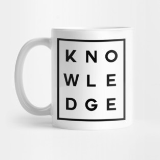 Knowledge Boxed (Black) Mug