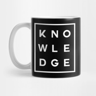 Knowledge Boxed (White) Mug