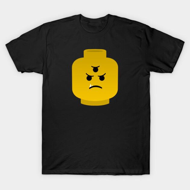 Lego head Cyclop Lego T-Shirt TeePublic