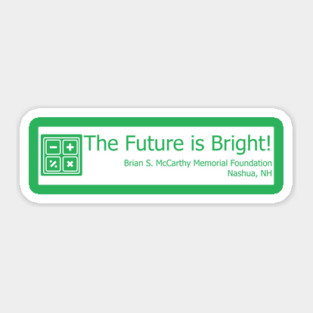 Math - The Future is Bright! Sticker
