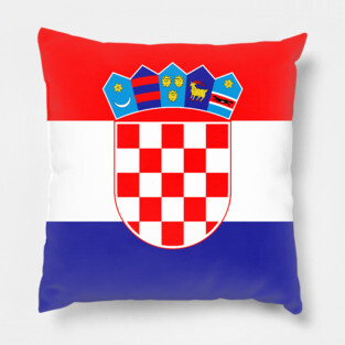 Croatia flag Pillow