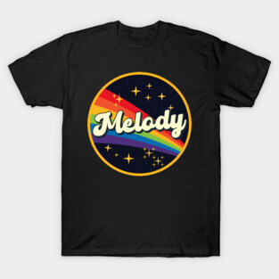 Melody // Rainbow In Space Vintage Style T-Shirt