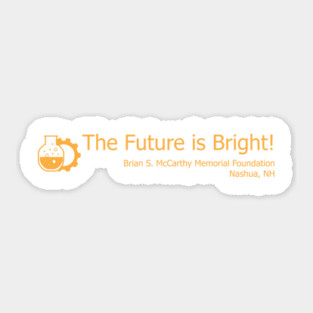 Engineering - The Future is Bright Sticker