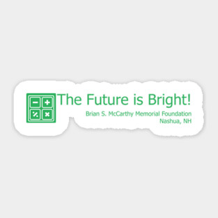 Math - The Future is Bright! Sticker