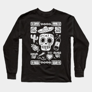 Día de los Muertos Long Sleeve T-Shirt