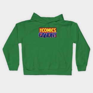 Comics Canon Logo Large Kids Hoodie