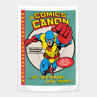 Captain Canon Golden Age Variant Tapestry