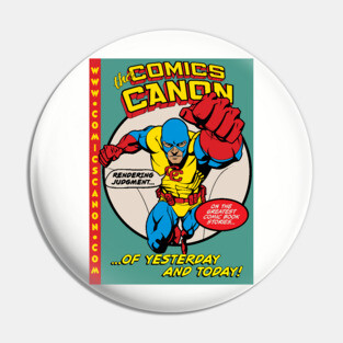 Captain Canon Golden Age Variant Pin