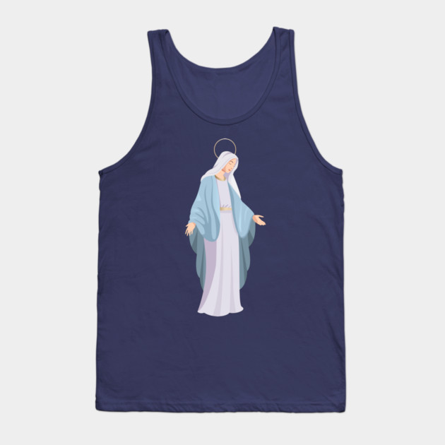 Virgin Mary Assumption Tank Top by Mako Design 