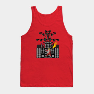 Fury Road Guitar Doof Warrior Tank Top