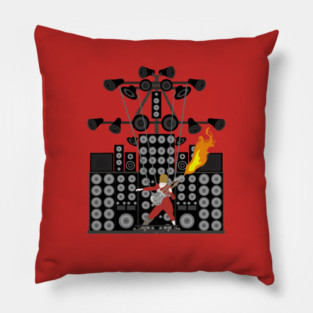 Fury Road Guitar Doof Warrior Pillow