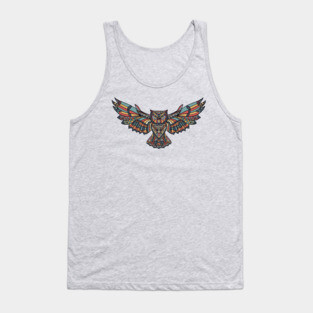 Flying Owl Tank Top