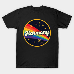Harmony // Rainbow In Space Vintage Style T-Shirt
