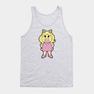 Cute Miss Piggy Tank Top