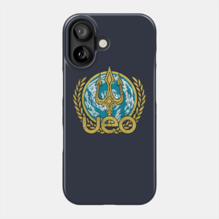 United Earth Oceans Vintage Emblem Phone Case