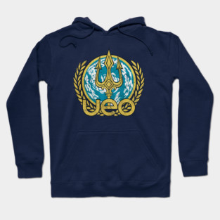 United Earth Oceans Vintage Emblem Hoodie