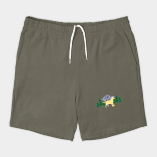 Yellow Labrador Evergreen Shorts