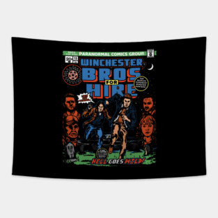 Winchester bros for hire Tapestry