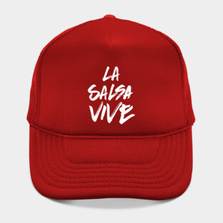 La salsa vive - white grunge Hat