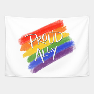Proud Ally Tapestry