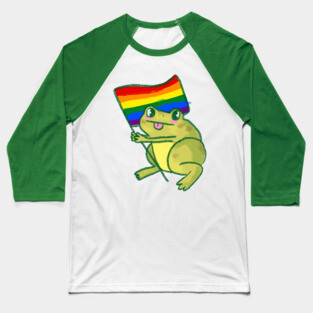 frogs for queer rights :) Baseball T-Shirt