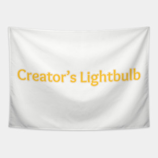 Creator's Lightbulb Tapestry