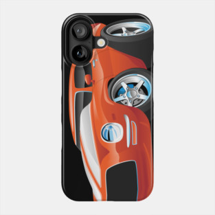 Classic Seventies Muscle Car Cartoon Phone Case