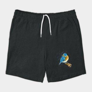 Blue Bird Sitting Shorts