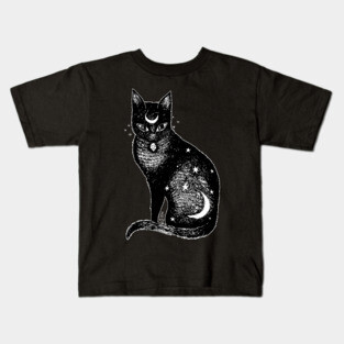 Black Cat Kids T-Shirt