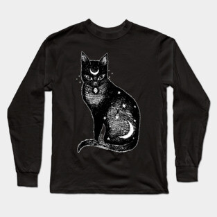 Black Cat Long Sleeve T-Shirt