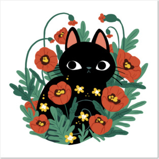 Poppy Cat Posters and Art